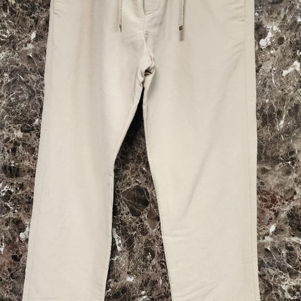 엠포리오 아르마니 남자 면린넨 팬츠 