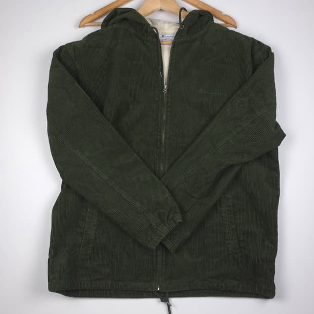 챔피온 코듀로이 후드자켓 그린 (XL)