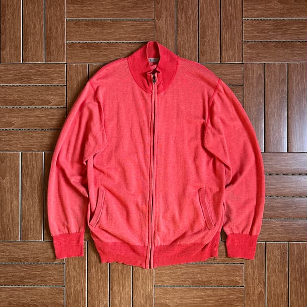 Do classe knit zip-up cardigan 