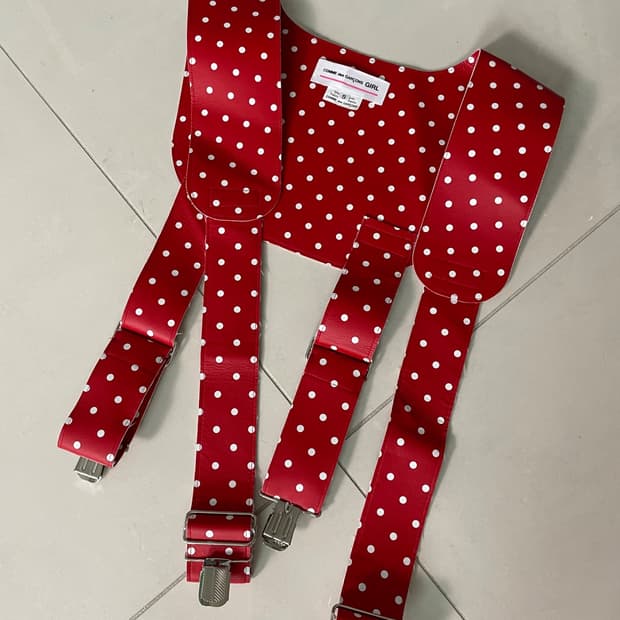 comme des garcons girl suspenders