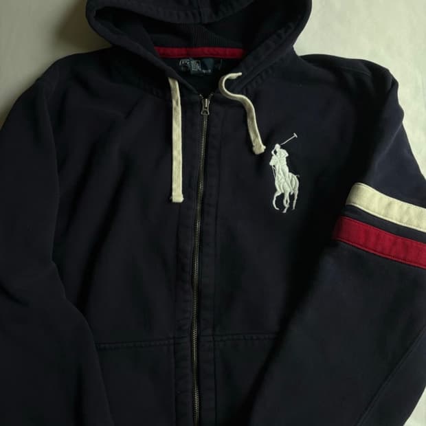 폴로 빅포니 후드집업