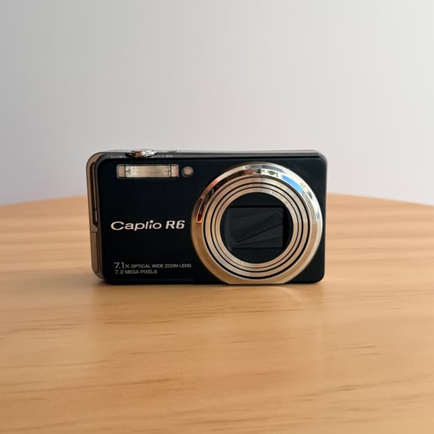 RICOH Caplio 리코 카프리오R6 블랙 빈티지디카