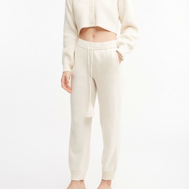 러브 쉑 팬시 울 캐시미어 니트 팬츠 tristan track pants