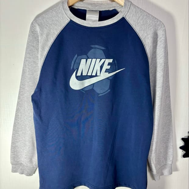 Nike 나이키 로고 롱슬리브 빈티지 스웻 티셔츠