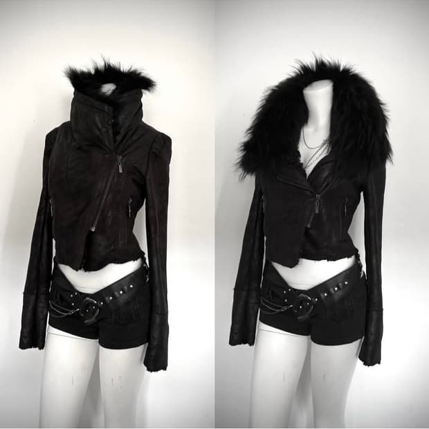 희귀레어 리얼코코 퍼 자켓