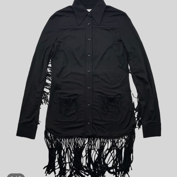 15AW Blank Label Fringe Shirt