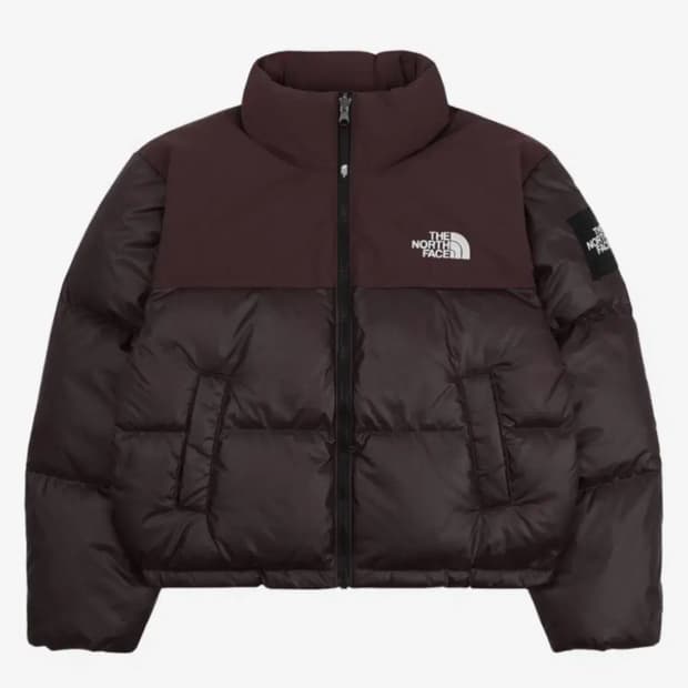 노스페이스 화이트 라벨 노벨티 눕시 RDS 다운 자켓 코코아 브라운 M