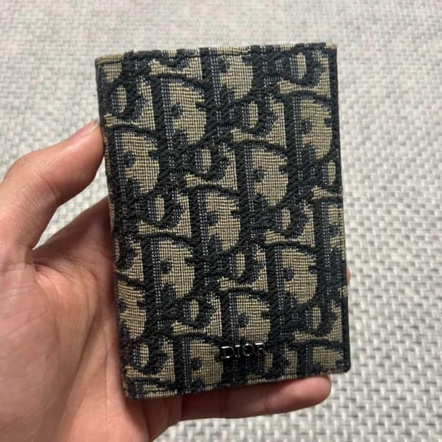 디올 오블리크 카드지갑 오거나이저