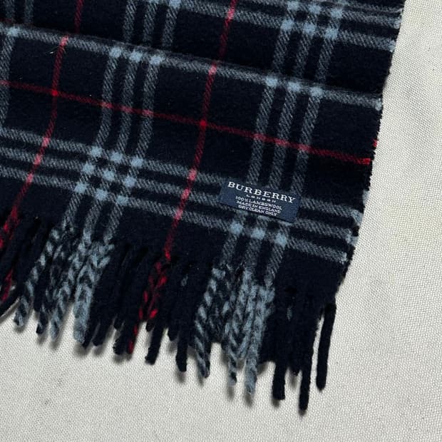 OS 버버리 노바체크 램스울 머플러