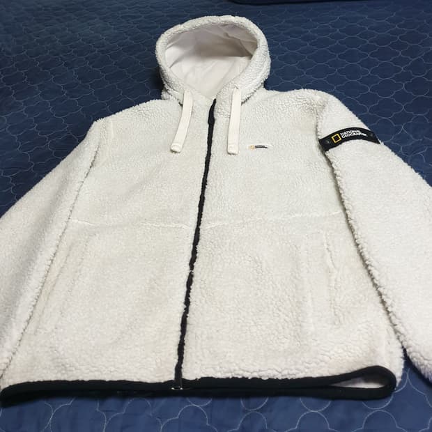 내셔널지오그래픽 코스토니 플리스 뽀글이 후드 자켓 (L)