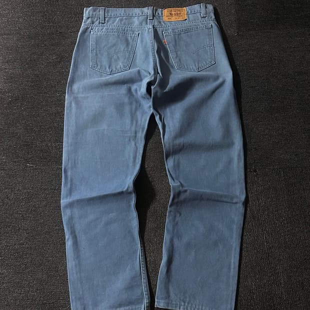 90s Levis 리바이스 505 오렌지탭 라이트블루 청바지