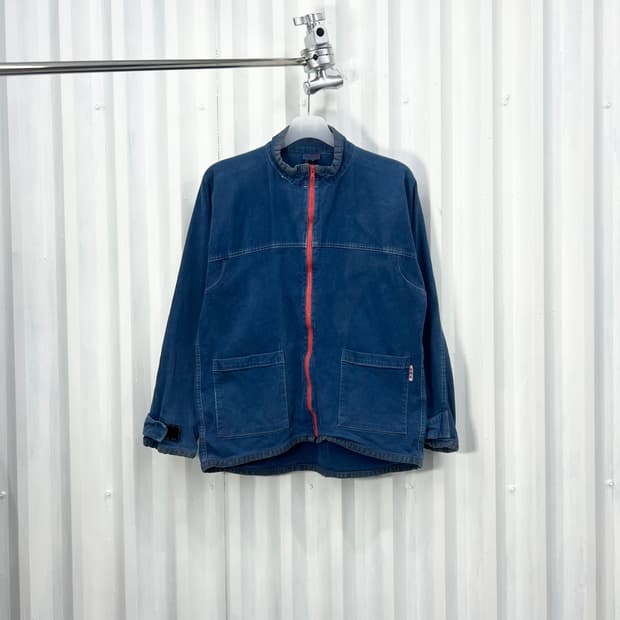 Studio D’artisan old indigo zip jacket