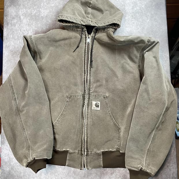 90s 칼하트 디트로이트 J68 후드집업 자켓 2XL