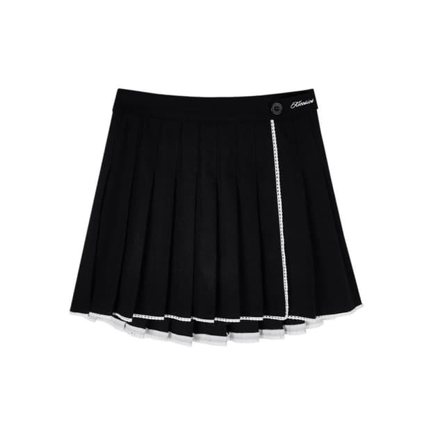 클리시어 크레페스커트 블랙 m