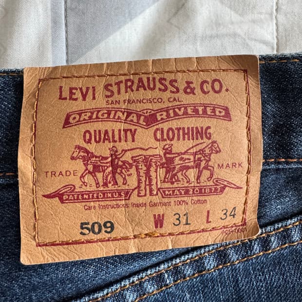 리바이스 509 데님 청바지