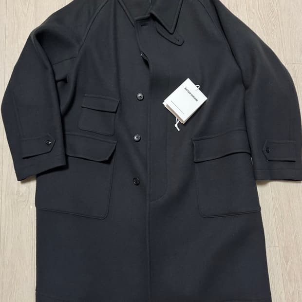 22fw 캡틴선샤인 트레블러 코트 비이커 별주 챠콜 42사이즈