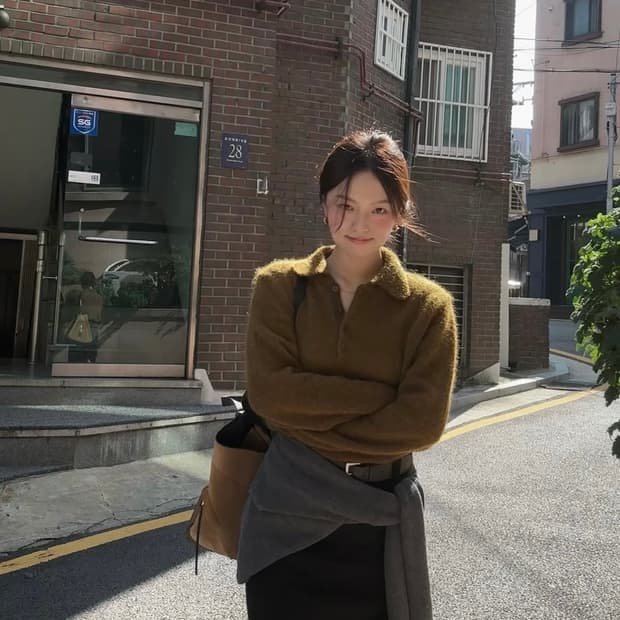 게드 GED AKI COLLAR KNIT 니트