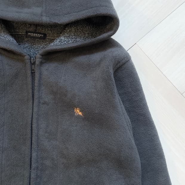 [BURBERRY] hoodie fleece jacket
