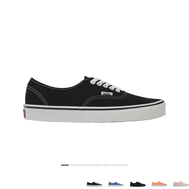 반스 어센틱 블랙 225