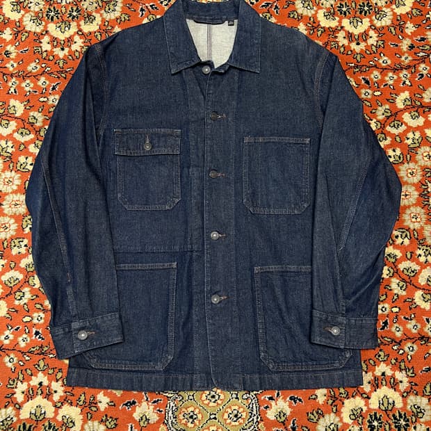 [L] 유니클로 데님 유틸리티 초어 자켓