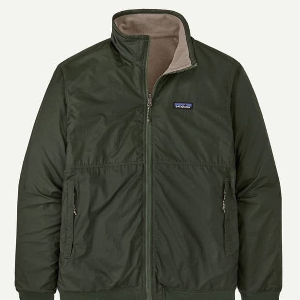 파타고니아 리버시블 쉘드 마이크로디니 플리스 자켓