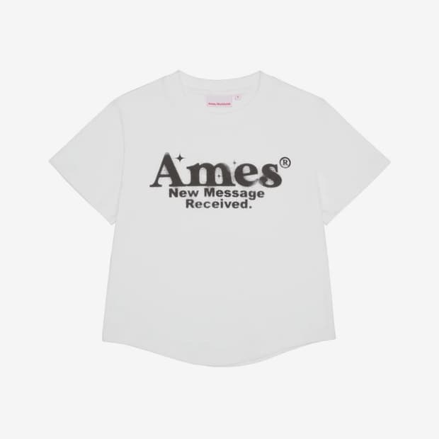 아메스월드와이드 ROUND HEM CROP TEE
