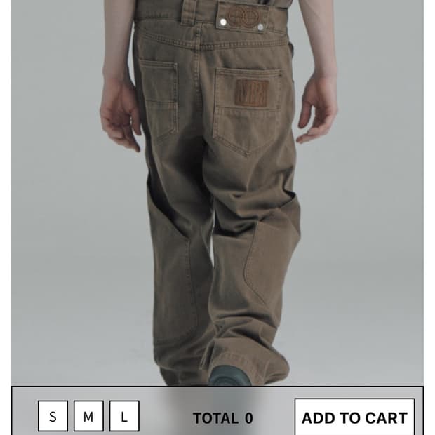 M) 플라스틱프로덕트 MPa CALF POCKET PANTS