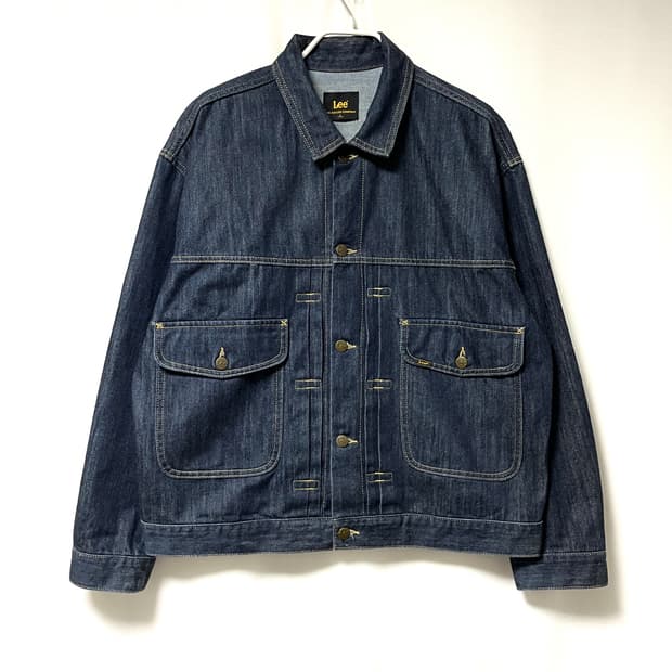 리 Lee 코듀라 데님 1st 아메카지 워크웨어 트러커 청자켓 L