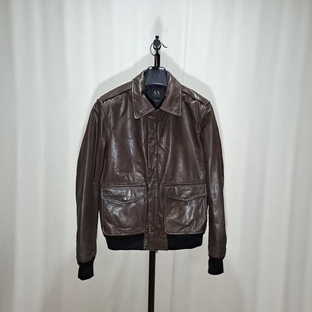 (택포) 아르마니익스체인지 염소가죽 A2 자켓 M2 B104