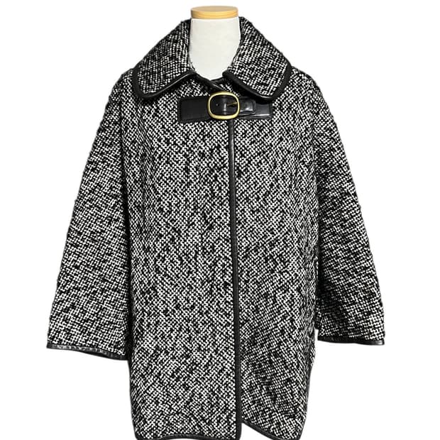(최상)COACH 코치 트위드 코트 S/P 겨울코트 양가죽