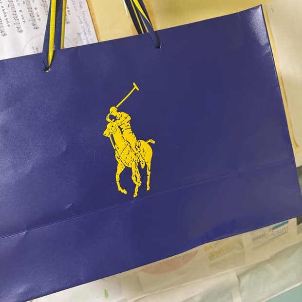 폴로 랄프로렌 머플러(더현대 구매 포장된 새상품)