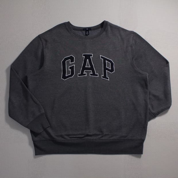 GAP 갭 그레이 기모 맨투맨