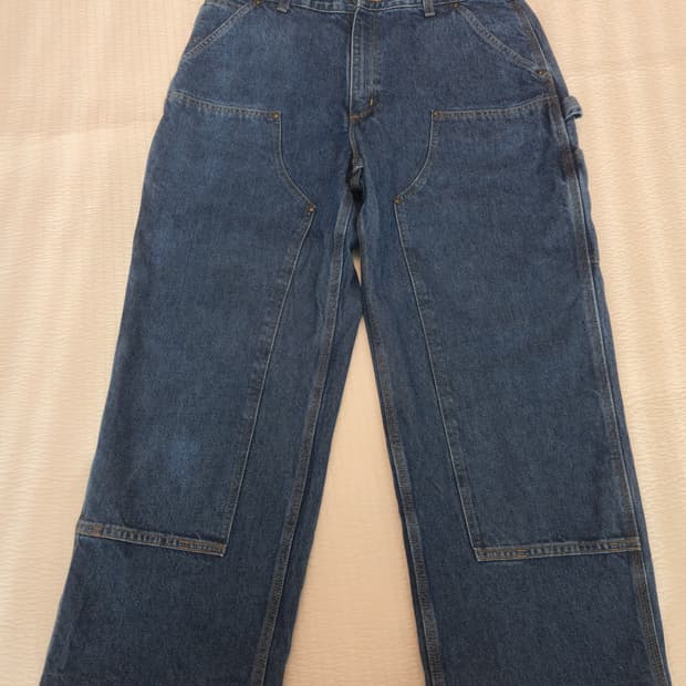 칼하트 더블니 데님 36x30