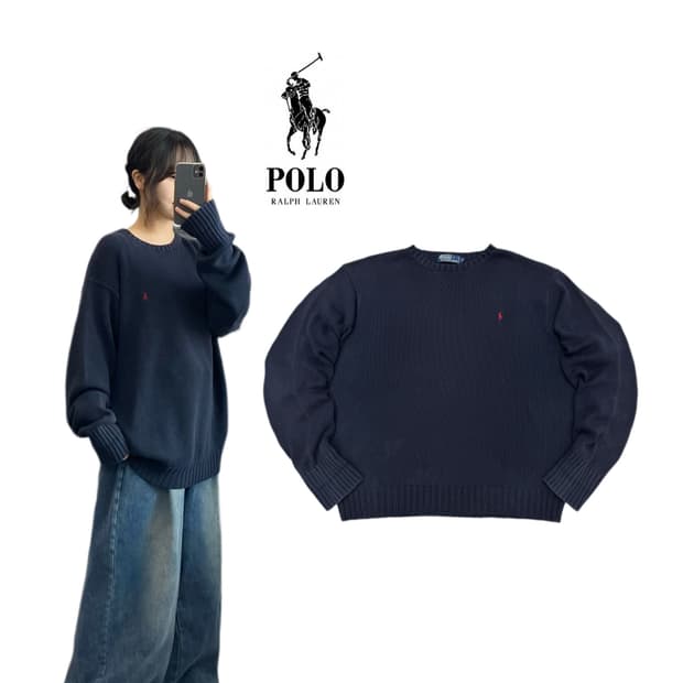 폴로 포니 니트