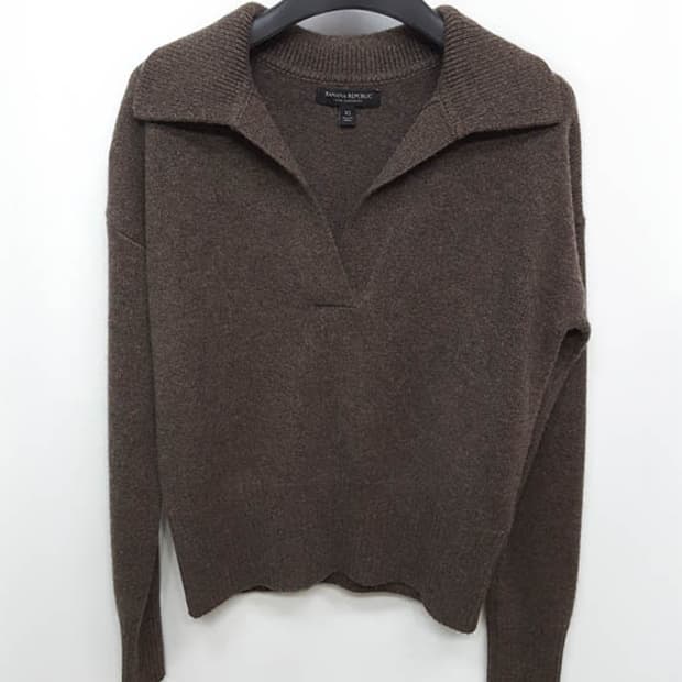 바나나리퍼블릭 여성 캐시미어100 니트 프리