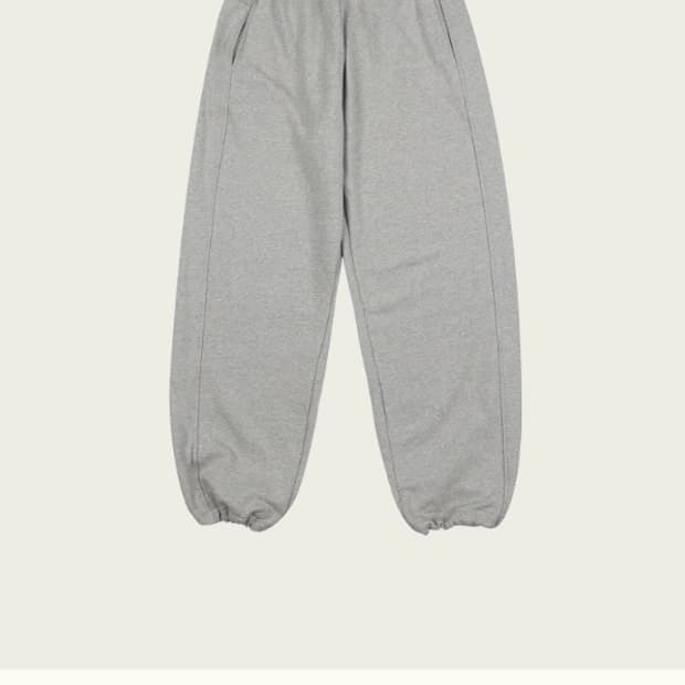 (새상품) 리본빛 이지 스웻 팬츠 그레이 easy sweat pants