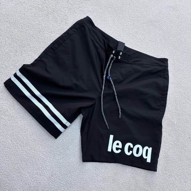2XL 르꼬끄 스포르티브 블랙 반바지 0515E
