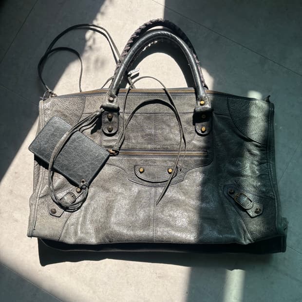 balenciaga 발렌시아가 모터백 그레이 L