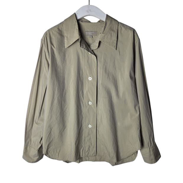 [MARGARET HOWELL] 마가렛호웰 미니멀 코튼 실크 셔츠