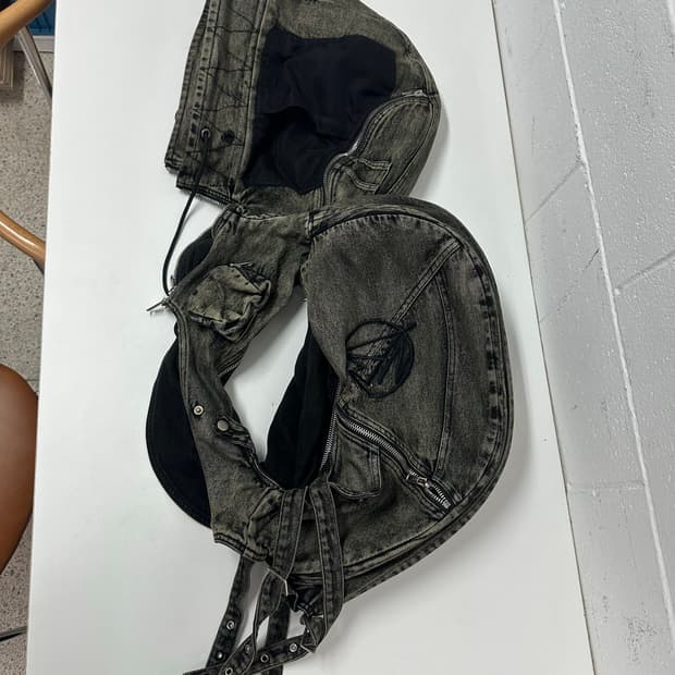 노페이스스튜디오 아트피스 베스트 후드 자켓