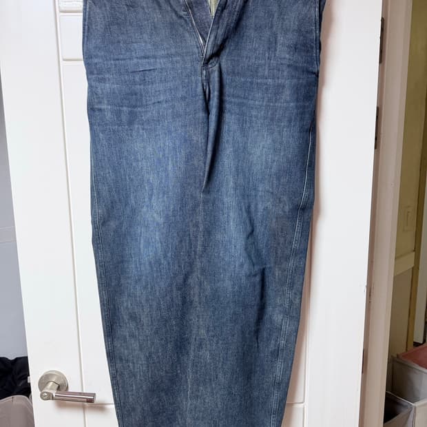 (4)포터리 와이드 데님 미드인디고