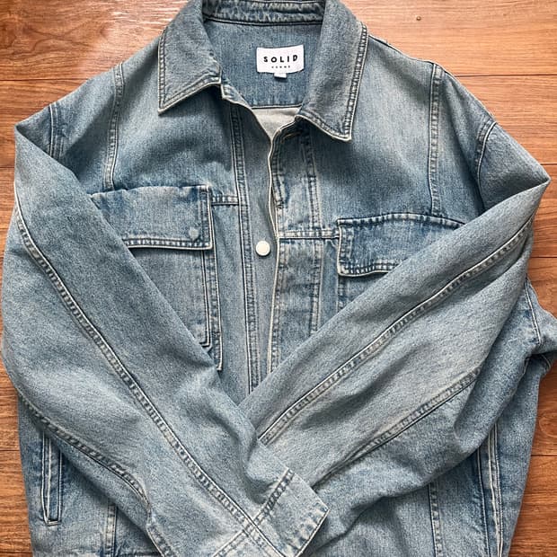 솔리드옴므 데님자켓50 청자켓