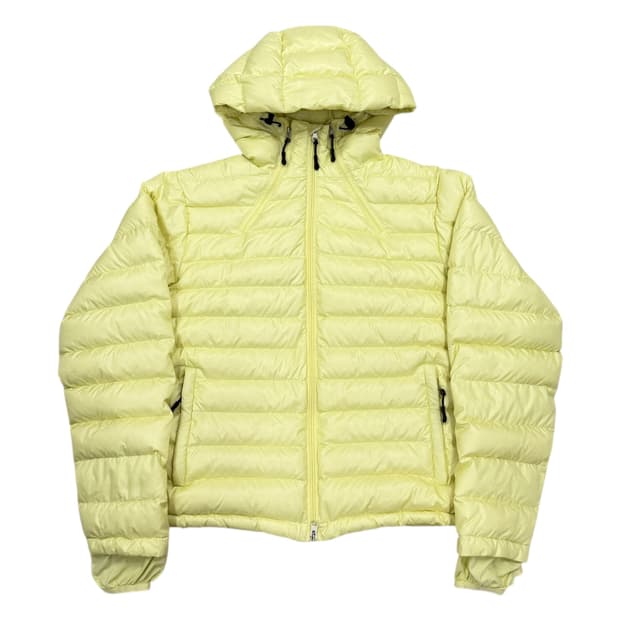 왓츠더유즈 경량패딩 자켓 라임 옐로우