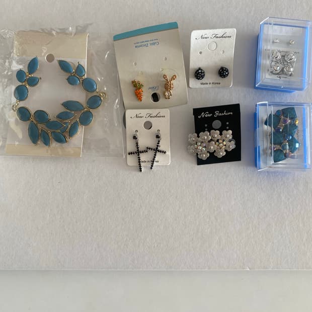새상품 귀걸이 7 종 세트