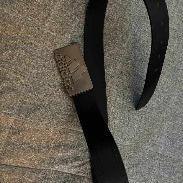 아디다스 빅 버클 벨트 Adidas big buckle (black)