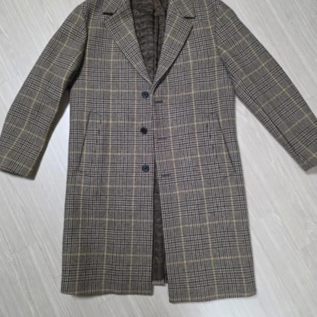 M.I.SUIT 남성 체크 코트