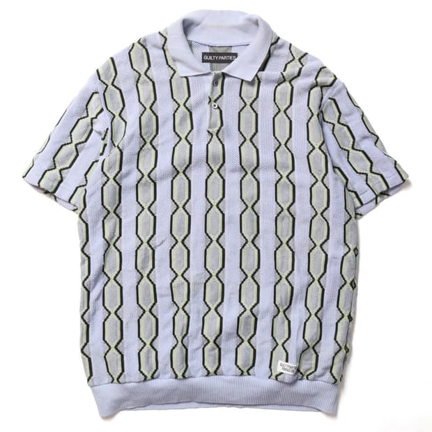 와코 마리아 Wacko Maria Jacquard Knit Polo Sh