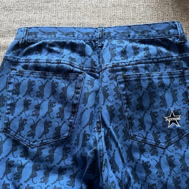 슈프림 워시드 레귤러 진