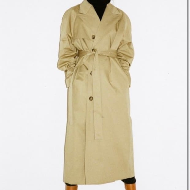 마뗑킴 matin kim 싱글 트렌치 코트