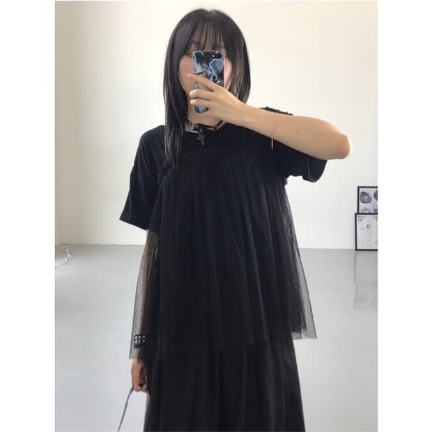 Jpn Dotted Short Sleeve T-Shirts